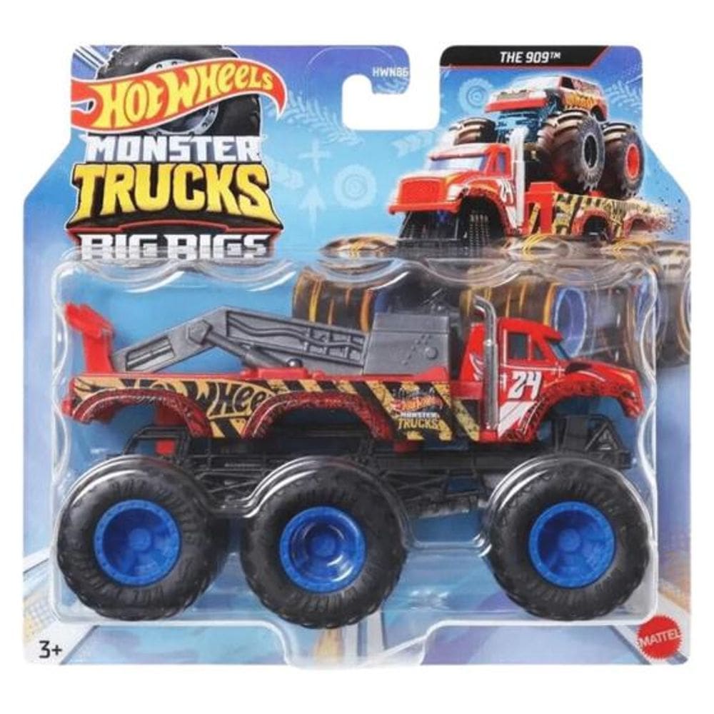 Hwn86 Hot Wheels Monster Trucks Caminhões Reboque Surpresa 1:64