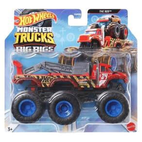 Hwn86 Hot Wheels Monster Trucks Caminhões Reboque Surpresa 1:64