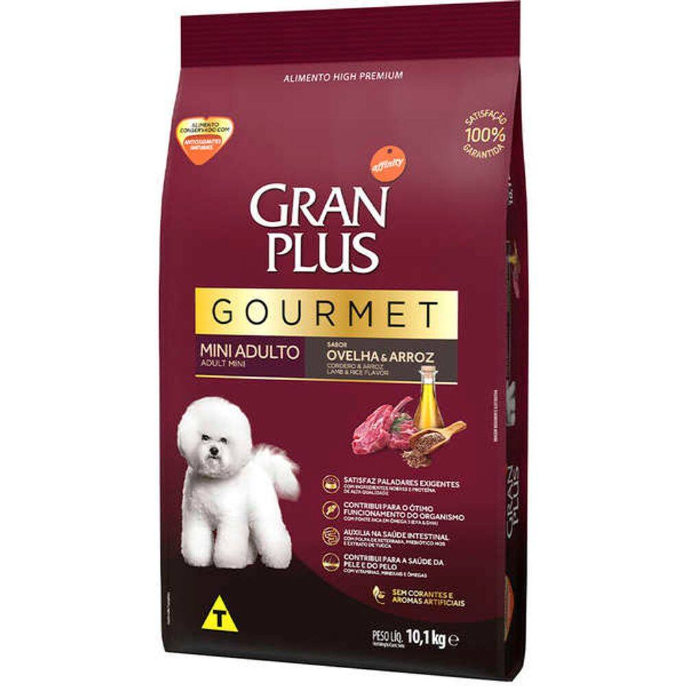 Gran Plus Gourmet Caes Ad. Mini Ovelha 10,1 Kg