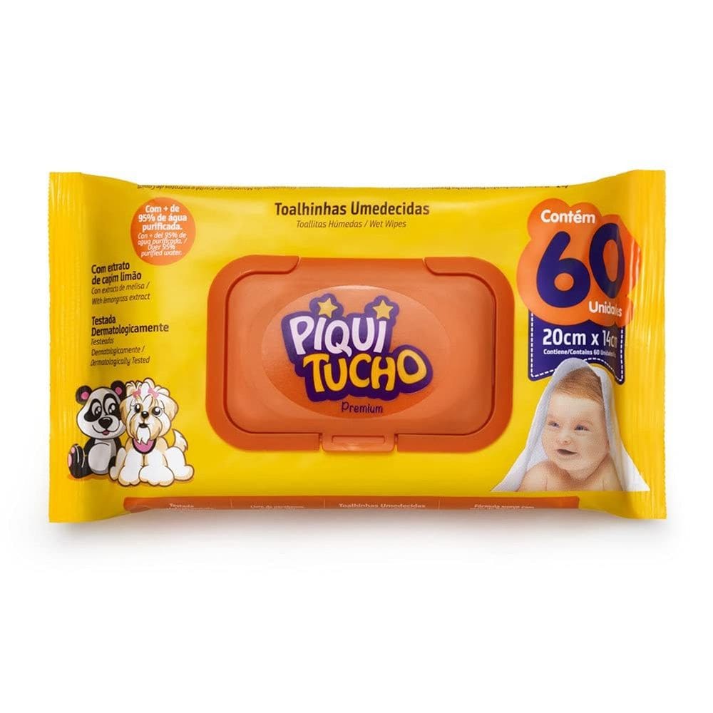 Toalhas Umed.Piquitucho Premium 60Un