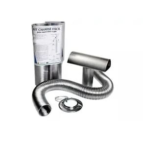 Kit Chaminé Fácil 60 X 370MM Alumínio - Westaflex
