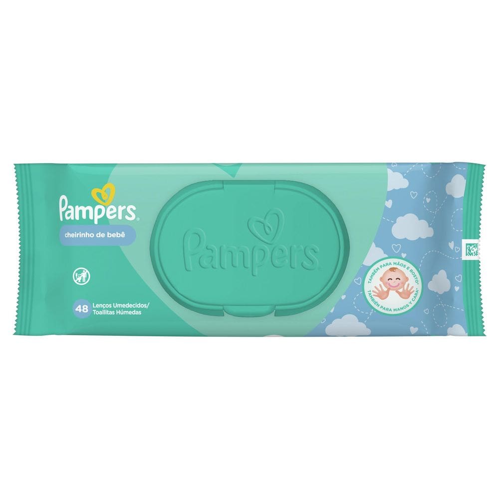 Lencos Umed.Pampers Cuidado De Bebe C/48Un