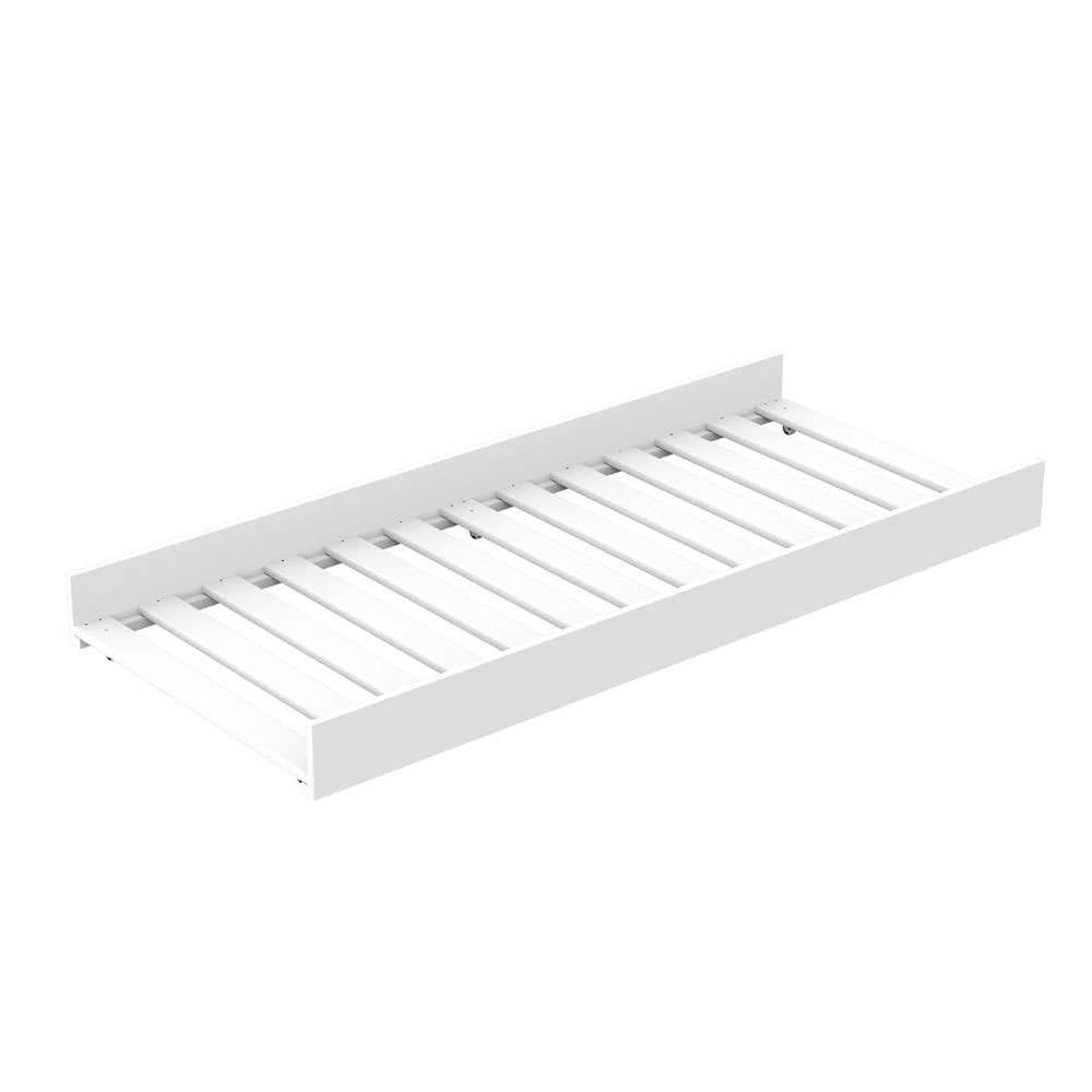 cama auxiliar infantil wood branca