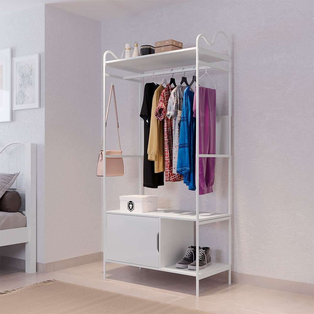 guarda-roupa closet oasis 1 pt branco