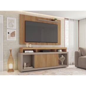 Rack com Painel para TV até 60 Polegadas New Oscar 1.8 Buriti Fendii Caemmun