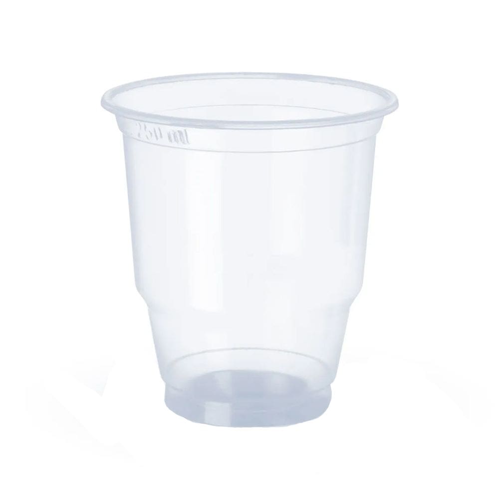 Copo de Plástico Premium Transparente - 250ml - 20 Unidades