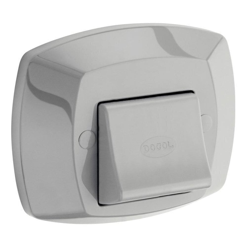 Kit 3 Acabamentos para Válvula de Descarga Docol Especial Cinza Pérola Cinza Pérola