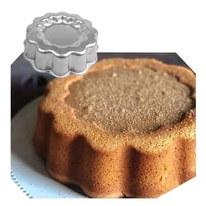 Forma Ballerine Decorada Margarida 22x6cm Alumínio Caparroz