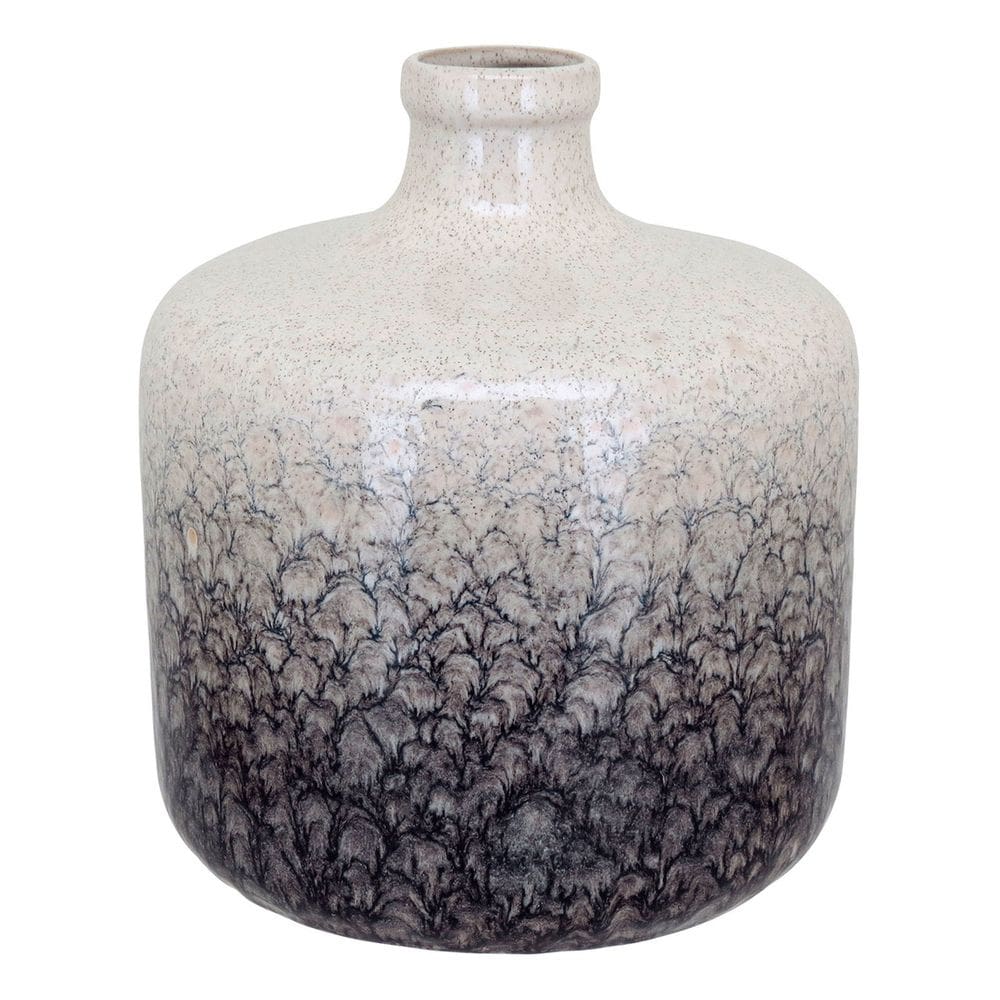 Vaso Decorativo Enfeite Casa Cerâmica 20x17x17cm Azul