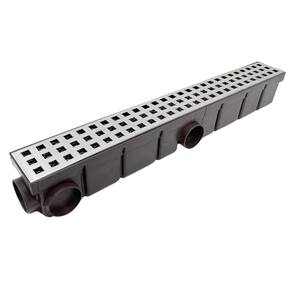 Ralo Sequencial 6x50 Inox 304 Quadriculado Coletor Marrom Tela