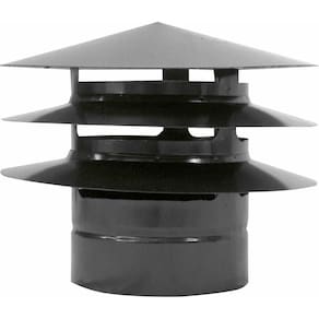 Chapéu Aletado em Aço Carbono 180mm Preto - ArteInoxx