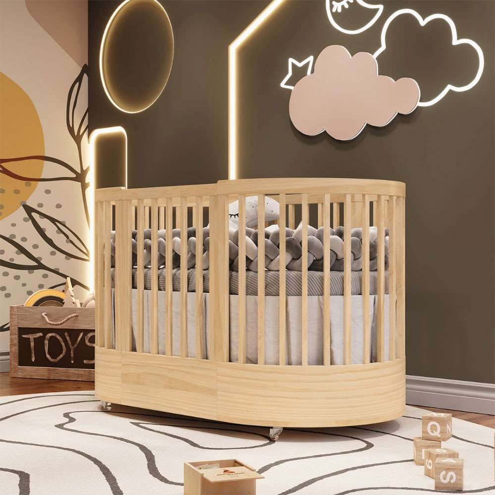 berço multifuncional wave nature