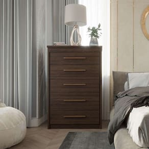cômoda elegance 5 gv capuccino wood