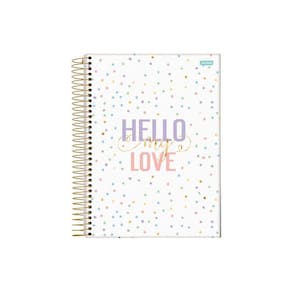 Caderno Espiral La Creme Kiss 10 Matérias 160 Folhas