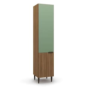 paneleiro paris 2 pt nogal e verde
