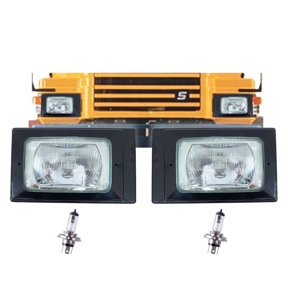 Kit Farol Compativel Scania 112 113 142 143 + Lâmpadas 24V