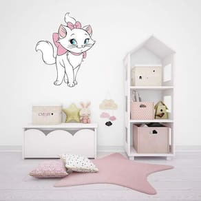 Adesivo De Parede Gata Marie Mod01