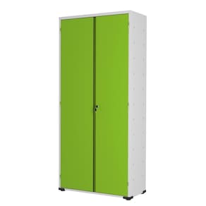 Armário Aço Escritório Fechadura 3 Prateleiras Ea301 Verde