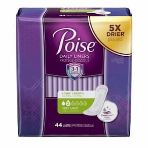 Almofada de controle de bexiga 8-1/2 polegadas Caixa de 264 da Poise (pacote com 2)