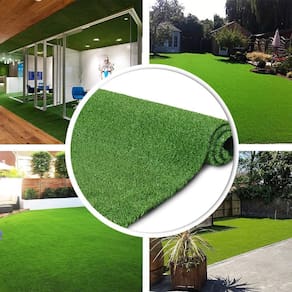 Grama Sintética Artificial 12mm com proteção UV e Anti-Fungo 2,00 x 1,50m (3m²)