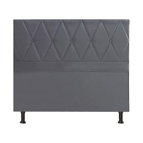 Cabeceira Cama Box Casal Js Heloisa 1,60 M Grafite