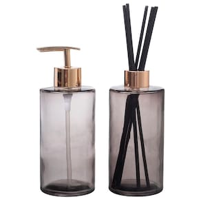 Kit Banheiro Porta Sabonete Líquido + Difusor Aromatizador KBA-146