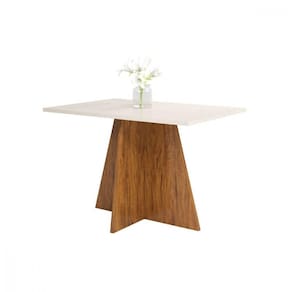 Mesa Passion 120x80cm Imbuia/blonde Off White Viero Imbuia/blonde Off White
