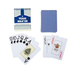 Baralho Resistente A Água Anti Rasgo Carta Azul Truco Poker