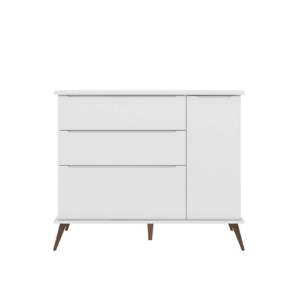 cômoda infantil inda 1 pt 3 gv branca