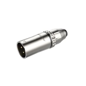 Conector Xlr Macho A Prova Dagua Roxtone Rx3Mwp-Ng