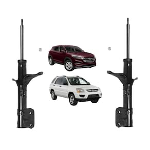 Amortecedores Pressurizados Esquerdo + Direito Sportage 2004 A 2010 Kayaba Traseiros