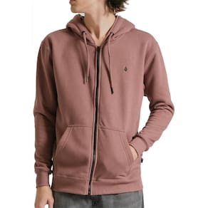 Moletom Volcom Aberto Single Stone WT24 Masculino Bordô