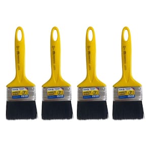 Kit 4 Trincha Pincel Pintura Tinta Esmalte Óleo 3`` Tigre
