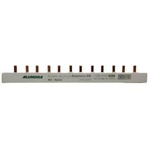 Barramento Bifásico Din 80A 12 Polos 2X6P 8912 Alumbra