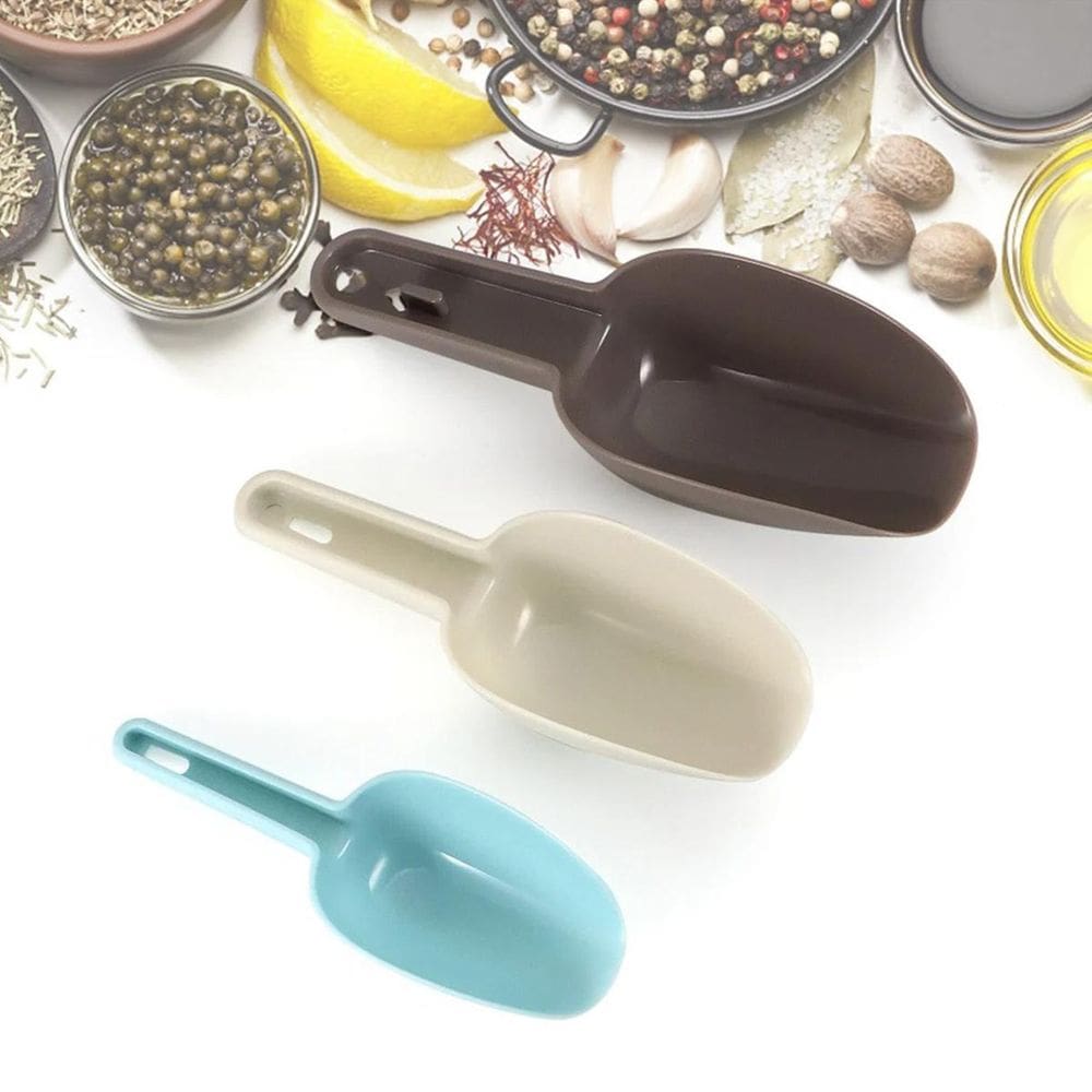 Colher Concha Pegador Medidoras 3Un