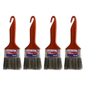 Kit 4 Trincha Pincel Pintura Látex Acrílica 2.1/2`` Tigre