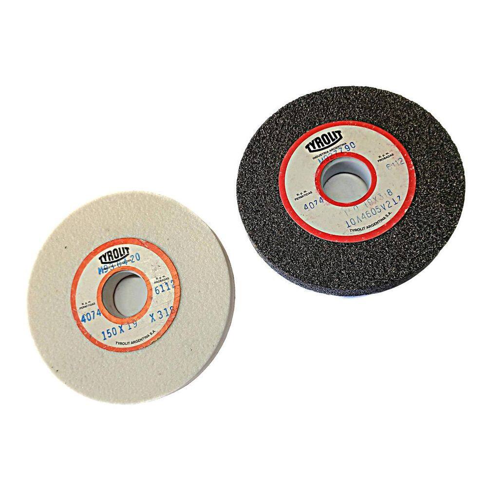 Kit Dois Rebolo Reto Aa46-A46 152,4 X 19,0 X 31,8 Mm Tyrolit