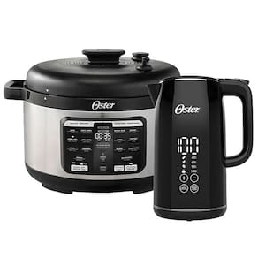 Kit Panela De Pressão Elétrica 5,7L e Chaleira Digital Oster 127V