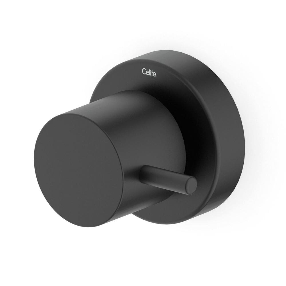 Acabamento de Registro Base 1/2, 3/4 e 1 Basic Preto Matte