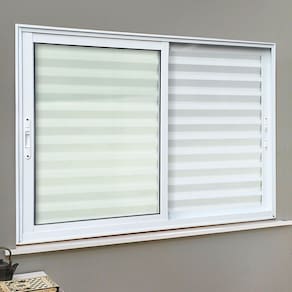 Veneziana Elite 3 Folhas Moveis 100 X 150 Vidro Liso Branco