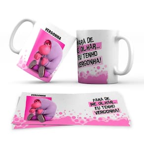 Caneca Personalizada Divertidamente Vergonha