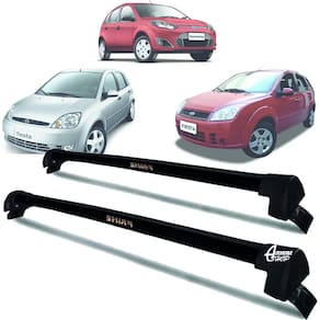Rack Teto Aluminio Prime Ford Fiesta Hatch 04/14 Preto PR141