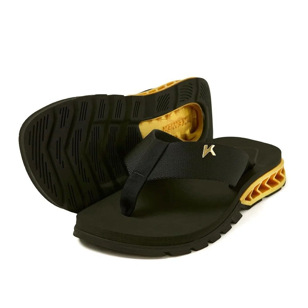 Sandália Kenner Rakka UI DBU-02 Preto Ouro