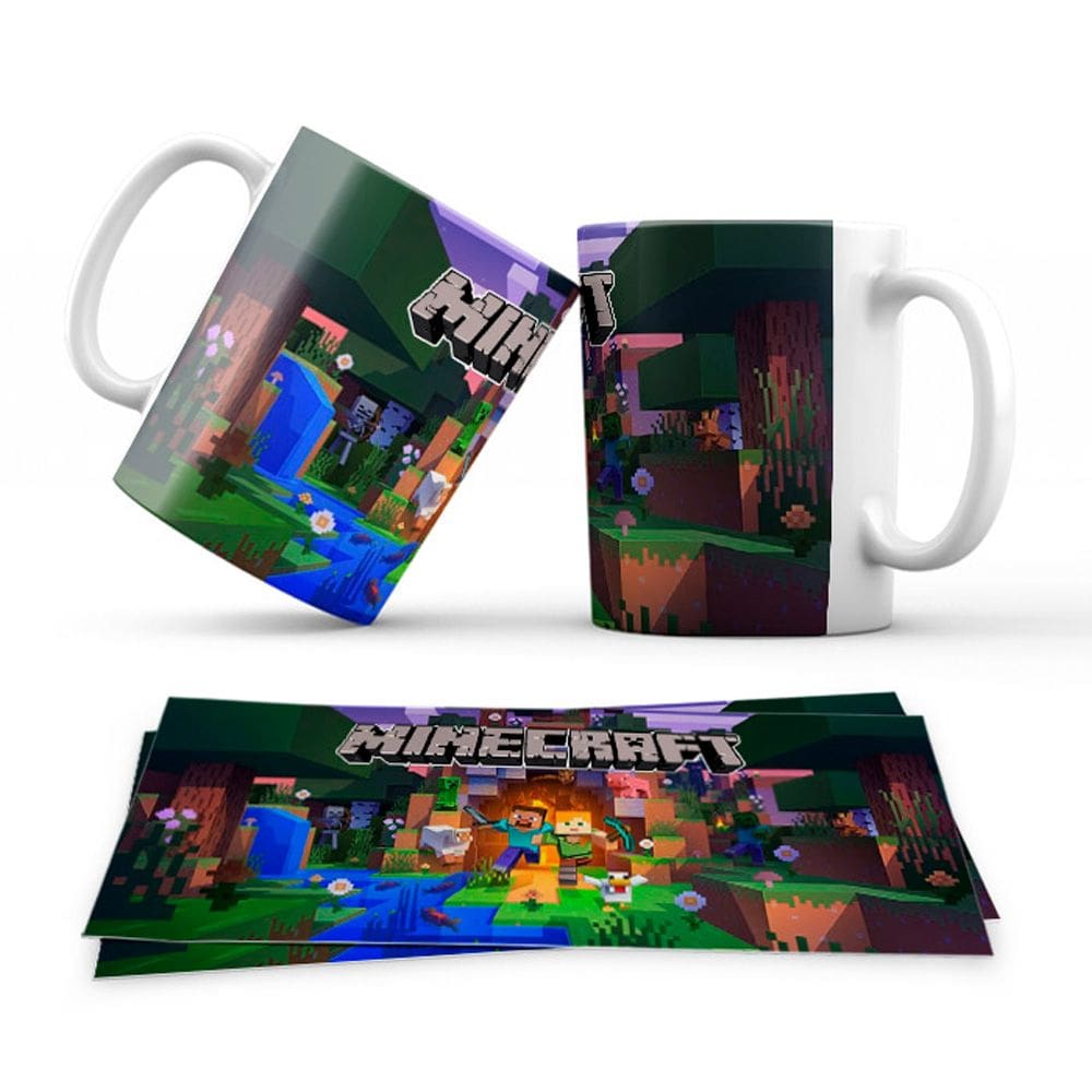 Caneca Personalizada Gamer  Minecraft