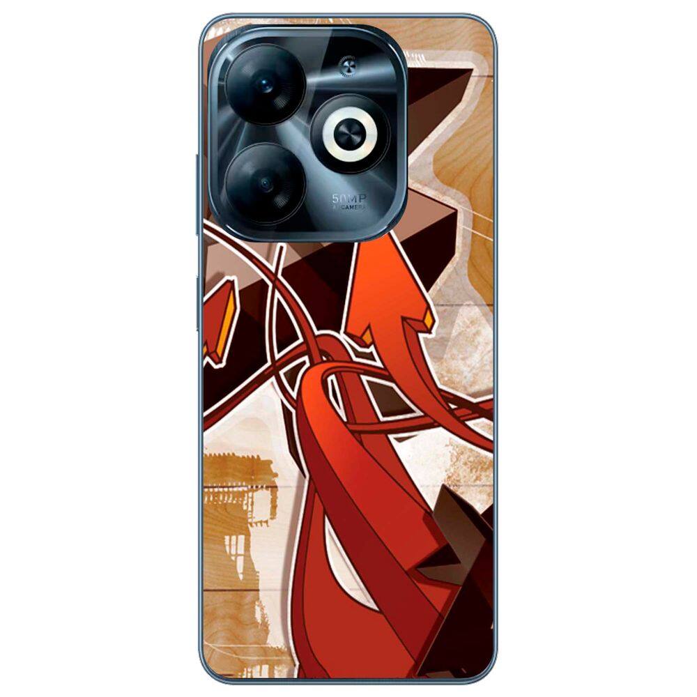 Capa Adesivo Skin071 Verso Para Infinix Smart 8 (2023)