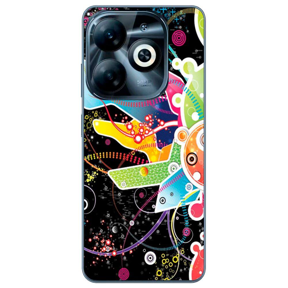 Capa Adesivo Skin058 Verso Para Infinix Smart 8 (2023)