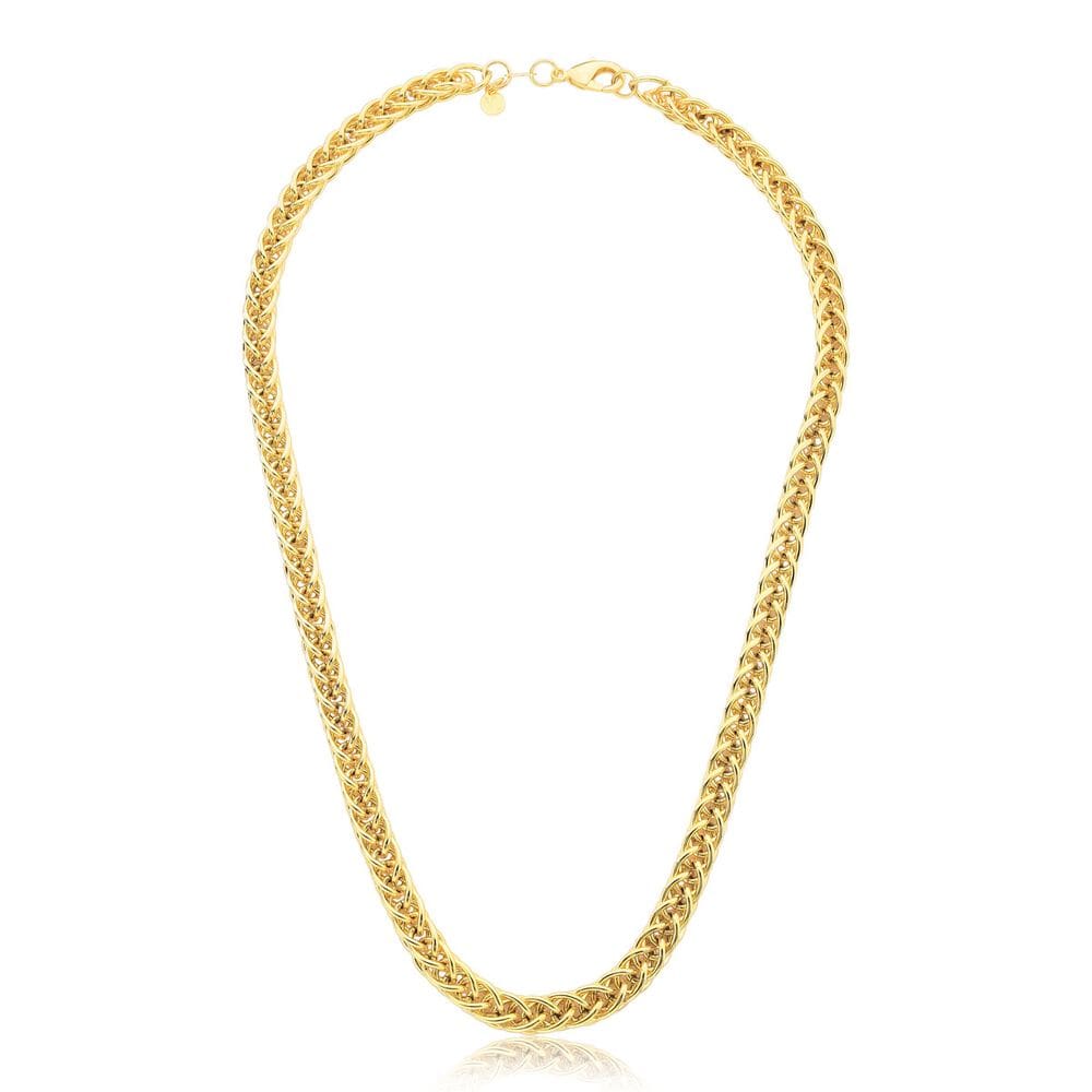 Colar Trança Revestido em Ouro