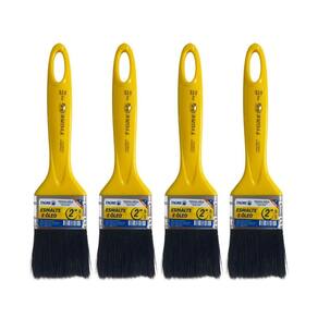 Kit 4 Trincha Pincel Pintura Tinta Esmalte Óleo 2`` Tigre