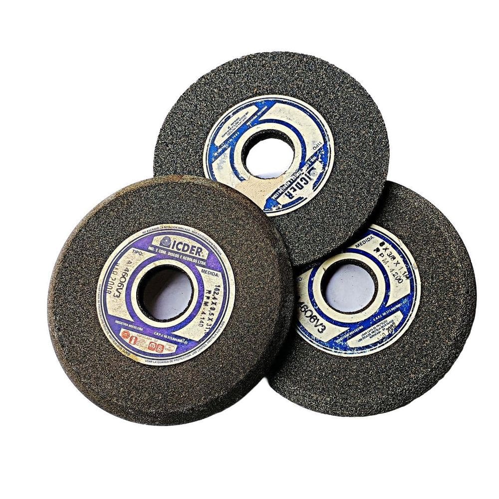 Kit Três Rebolo Chanfrado A 46 152,4 X 9,5 X 31,8 Icder