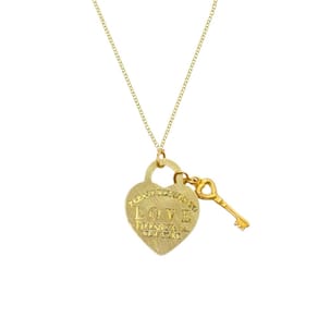 Colar Coração - Banhado em Ouro 18k